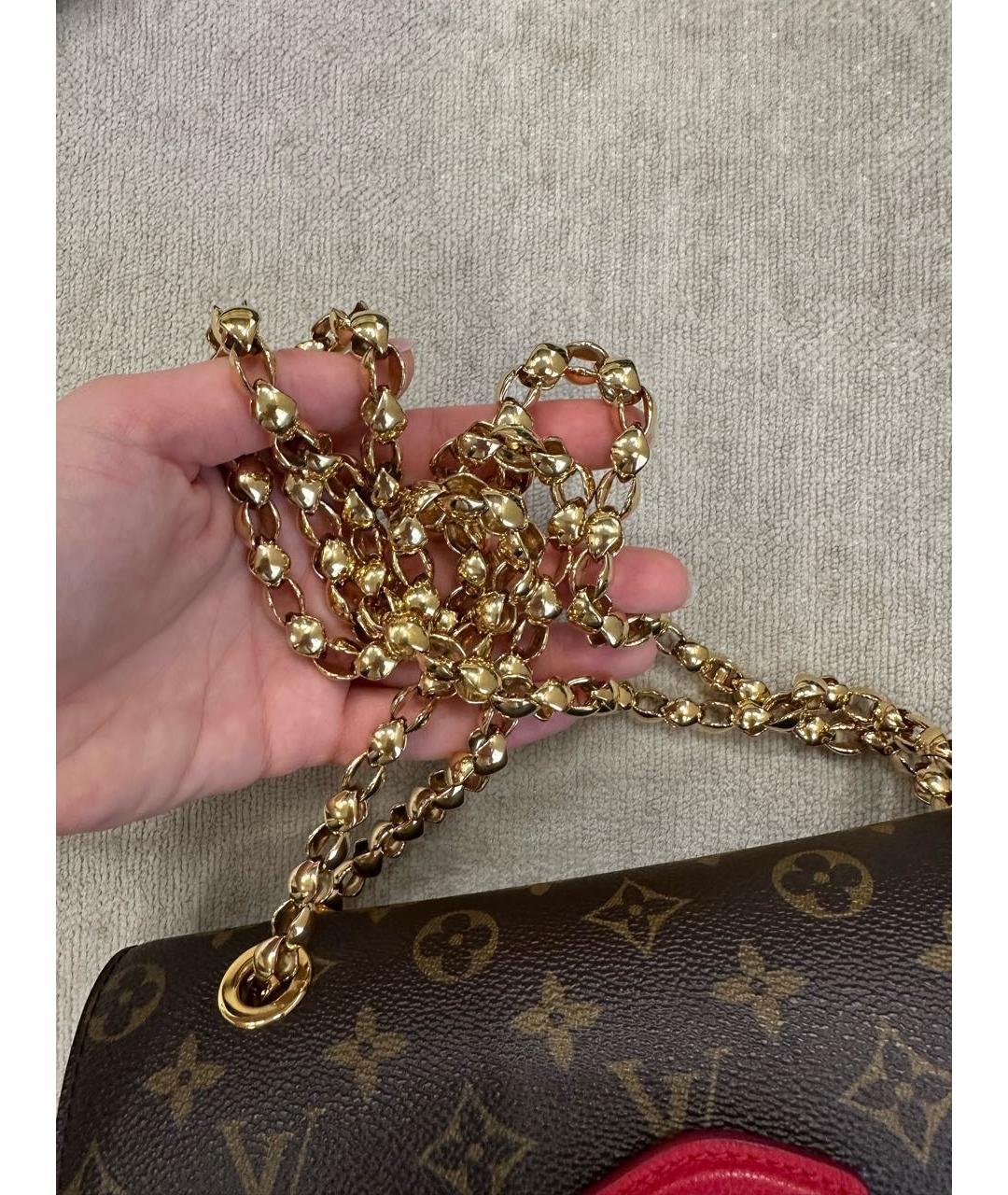 LOUIS VUITTON Коричневая сумка через плечо, фото 7