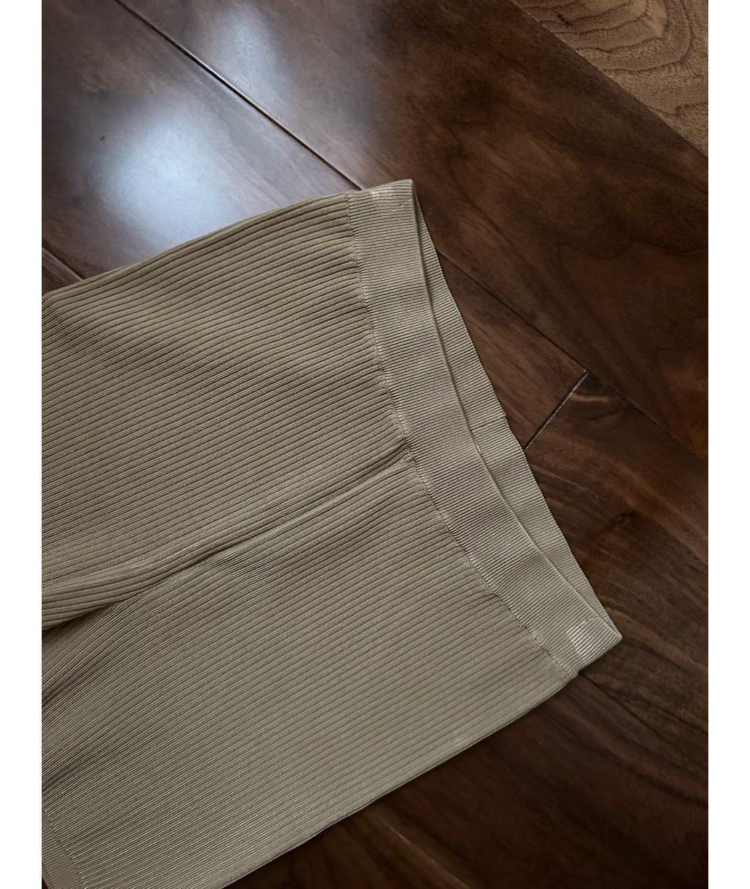 SAINT LAURENT Бежевые леггинсы и велосипедки, фото 3