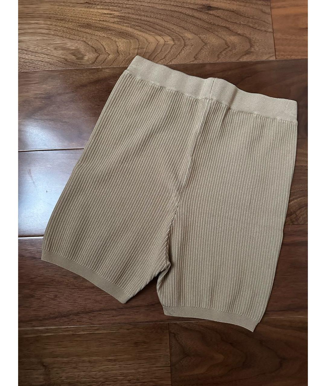 SAINT LAURENT Бежевые леггинсы и велосипедки, фото 4