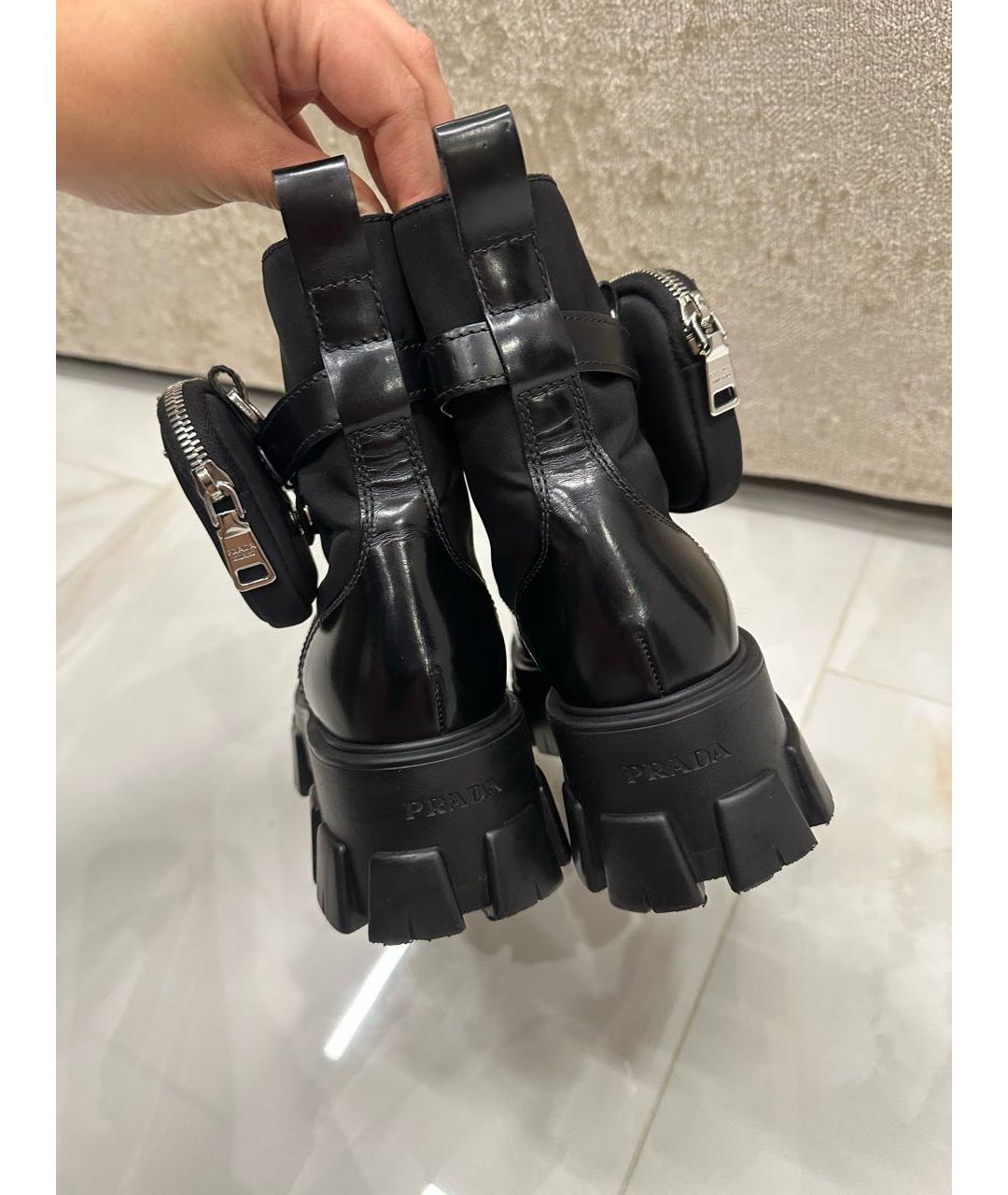 PRADA Черные ботинки, фото 3