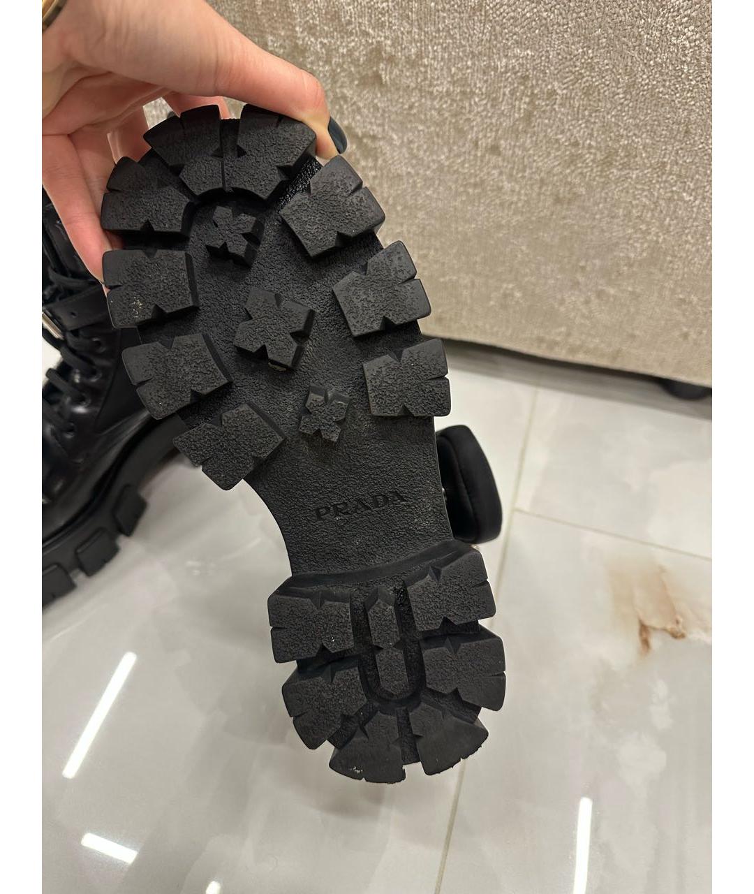 PRADA Черные ботинки, фото 6