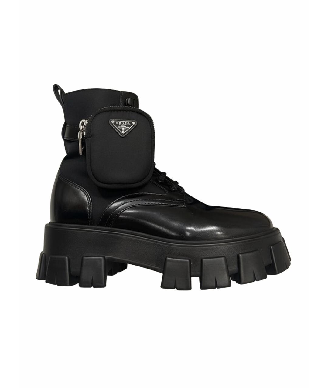 PRADA Черные ботинки, фото 1