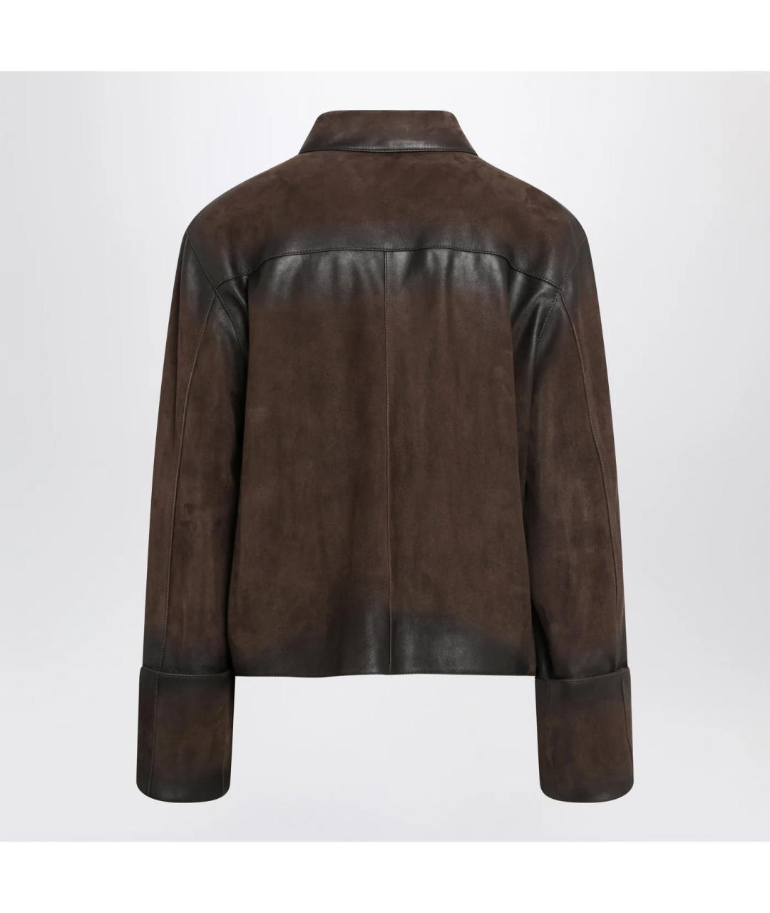 LOEWE Коричневая замшевая куртка, фото 2