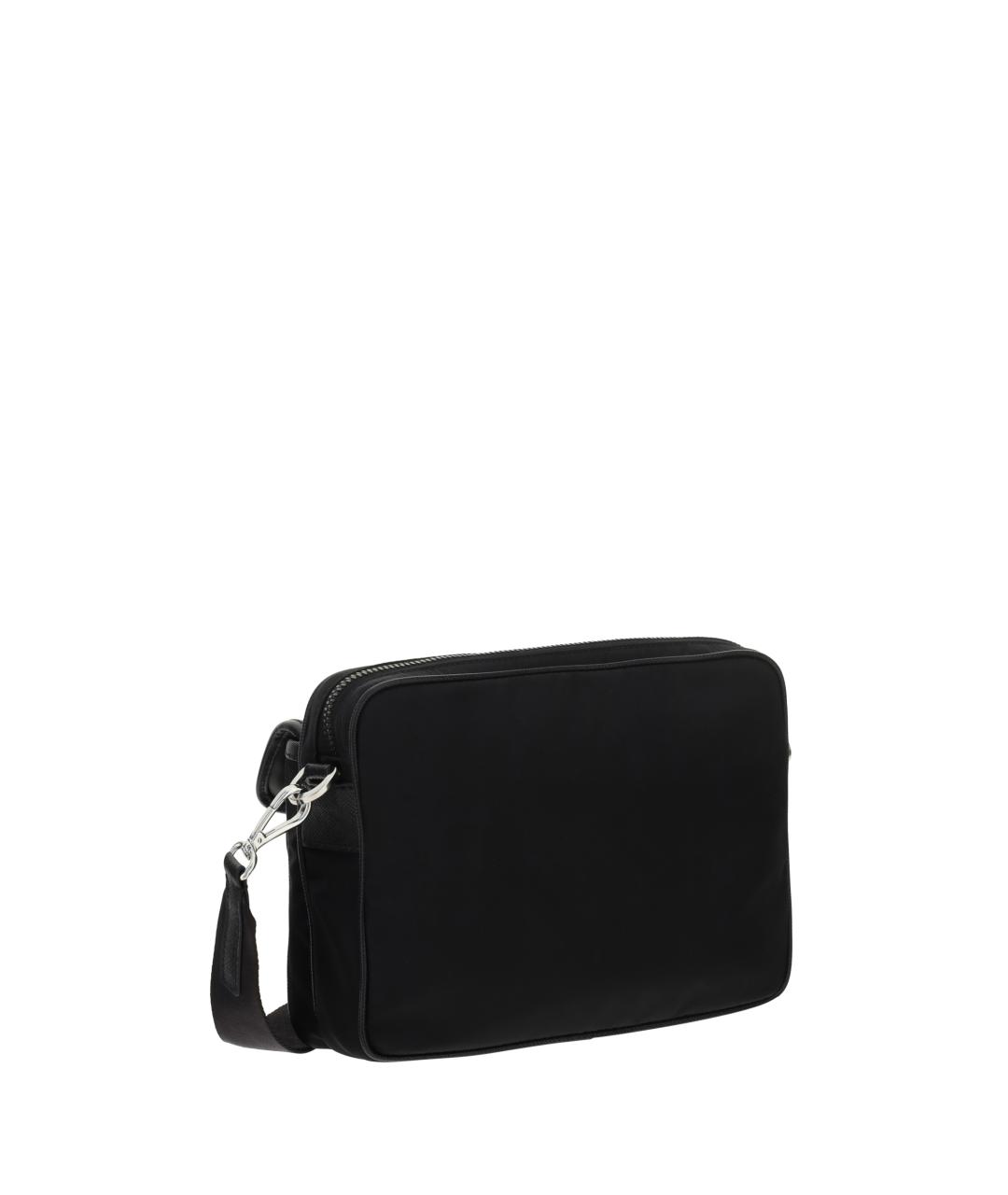 PRADA Черная синтетическая сумка на плечо, фото 2