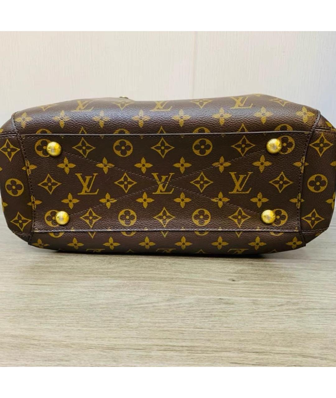 LOUIS VUITTON Коричневая сумка с короткими ручками, фото 5