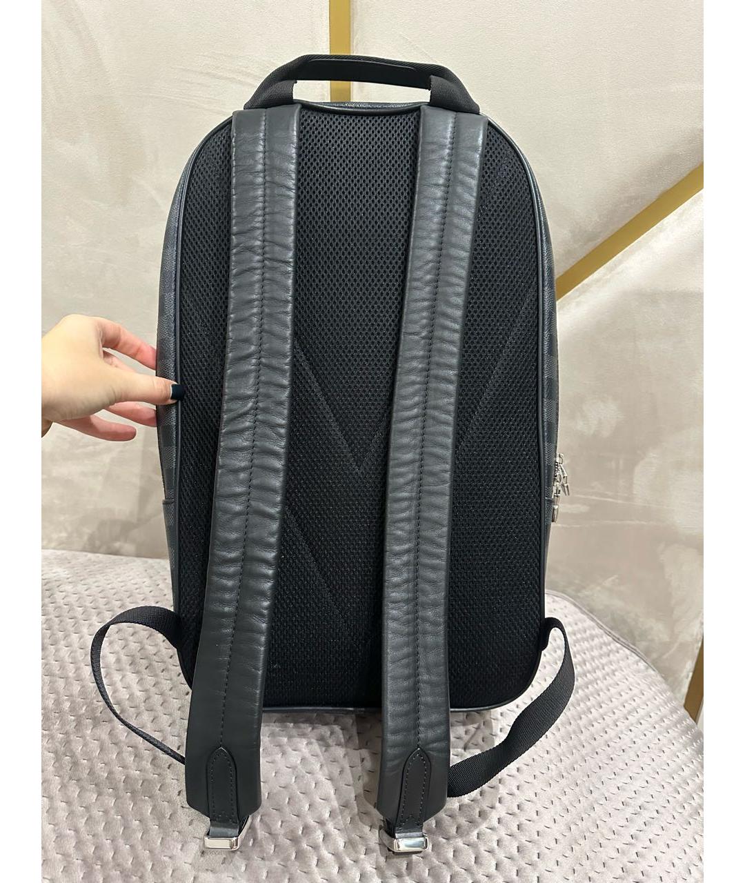 LOUIS VUITTON Черный рюкзак, фото 4