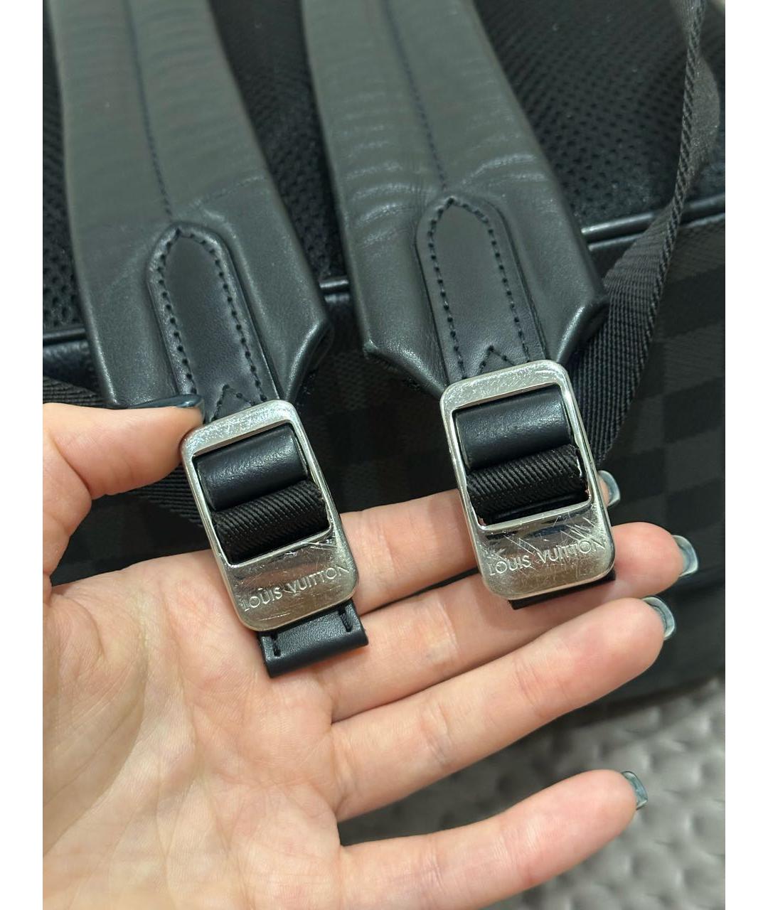 LOUIS VUITTON Черный рюкзак, фото 6