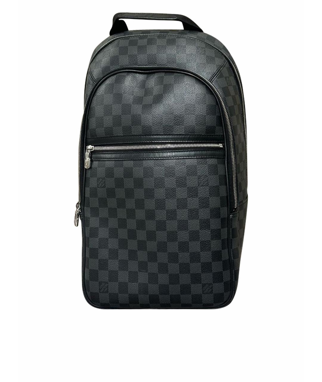 LOUIS VUITTON Черный рюкзак, фото 10