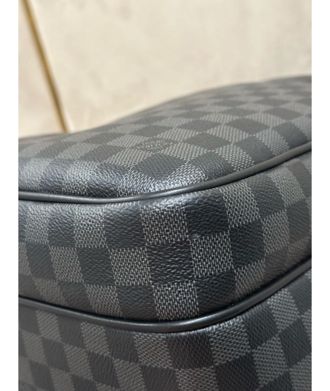 LOUIS VUITTON Черный рюкзак, фото 8