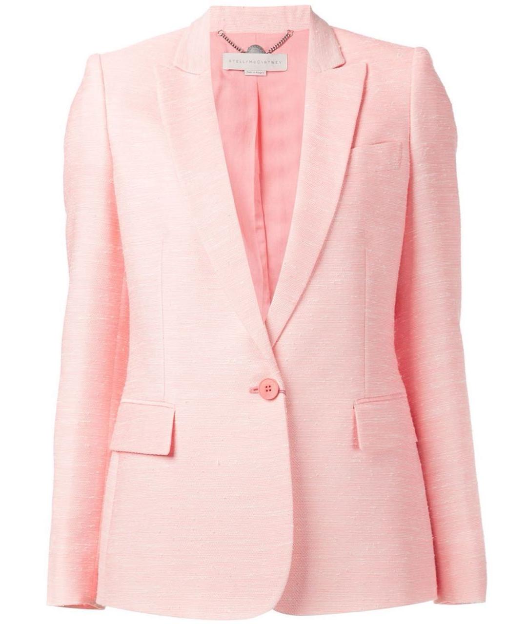 STELLA MCCARTNEY Розовый вискозный жакет/пиджак, фото 9