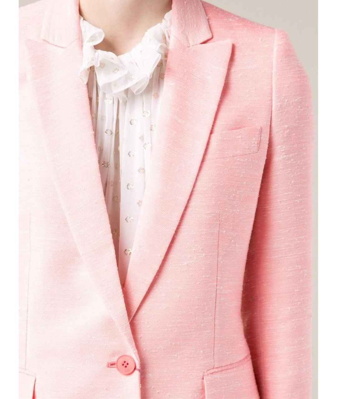 STELLA MCCARTNEY Розовый вискозный жакет/пиджак, фото 5