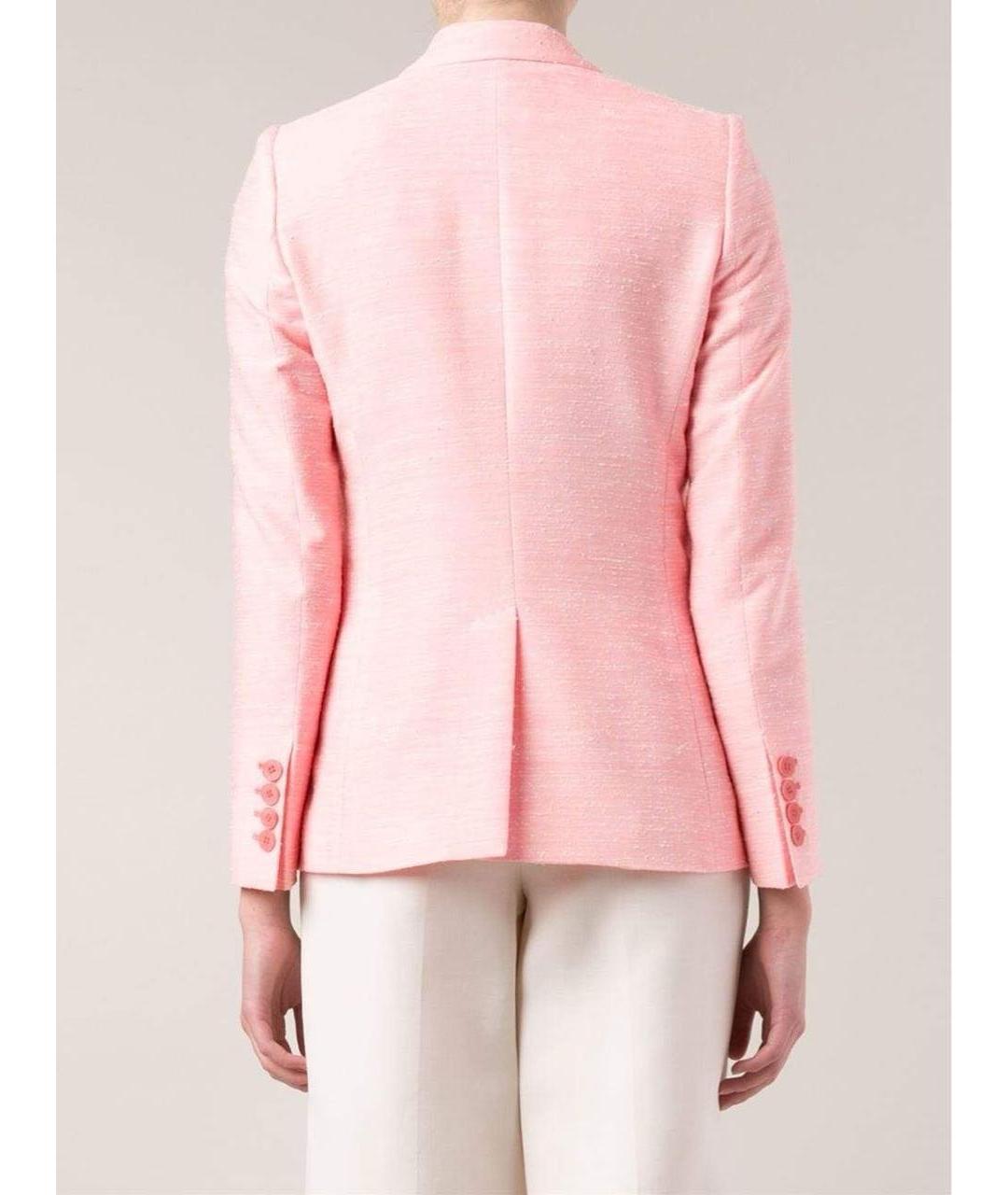 STELLA MCCARTNEY Розовый вискозный жакет/пиджак, фото 4