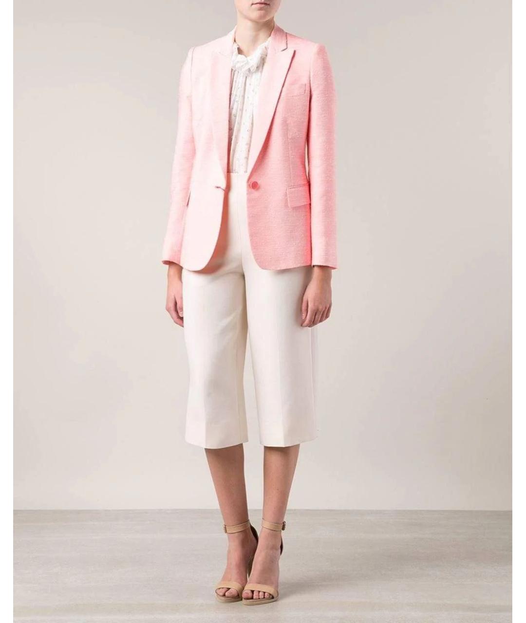 STELLA MCCARTNEY Розовый вискозный жакет/пиджак, фото 3
