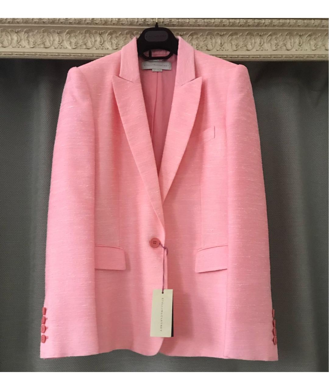 STELLA MCCARTNEY Розовый вискозный жакет/пиджак, фото 6