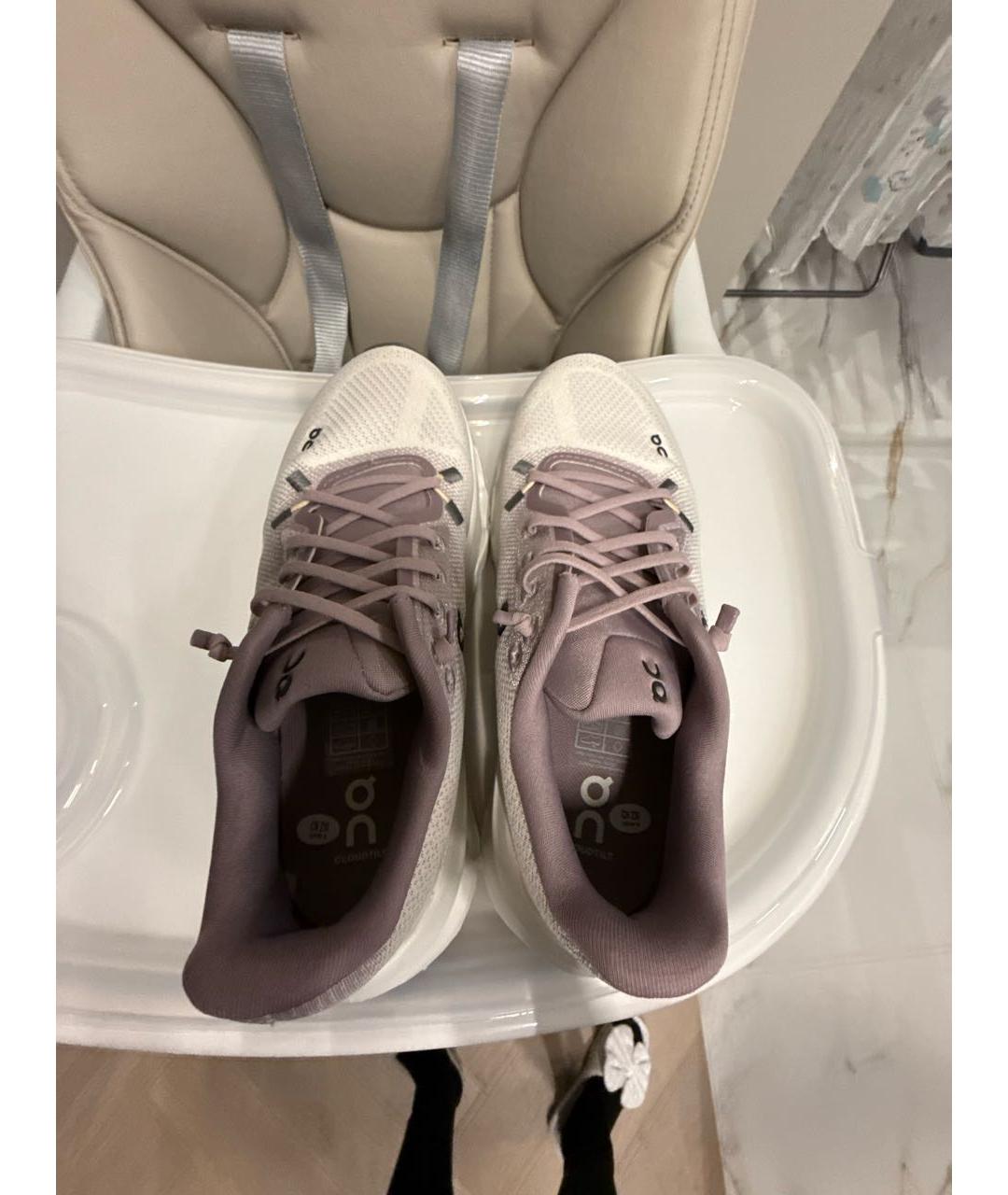 ON Розовые текстильные кроссовки, фото 3