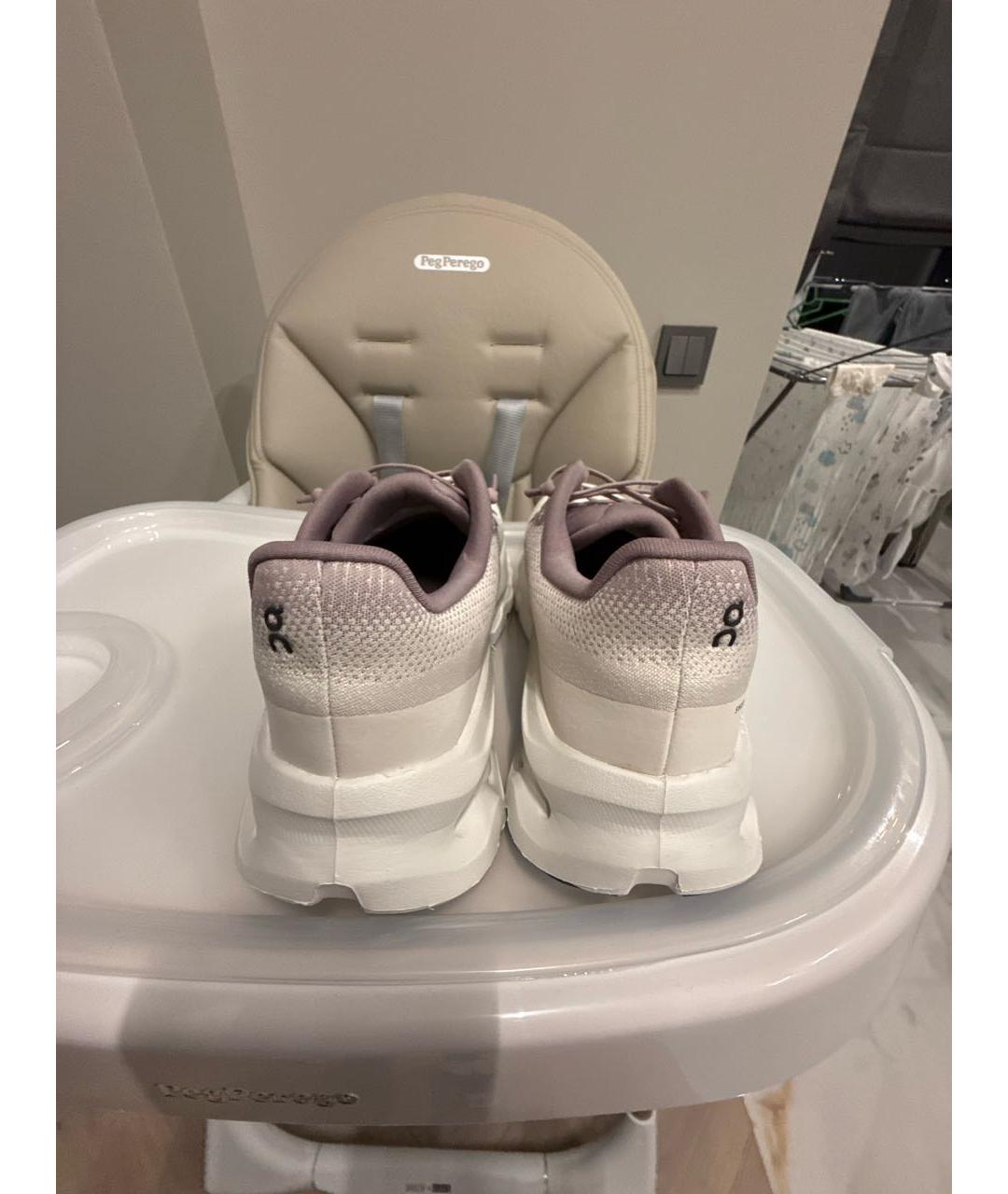 ON Розовые текстильные кроссовки, фото 4