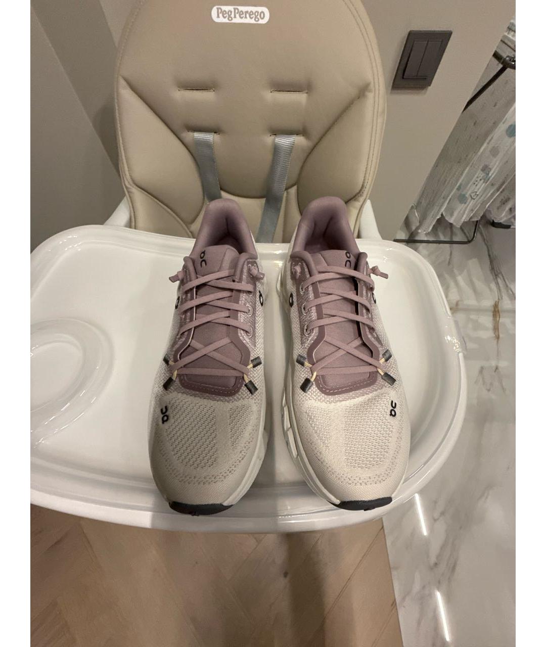 ON Розовые текстильные кроссовки, фото 2