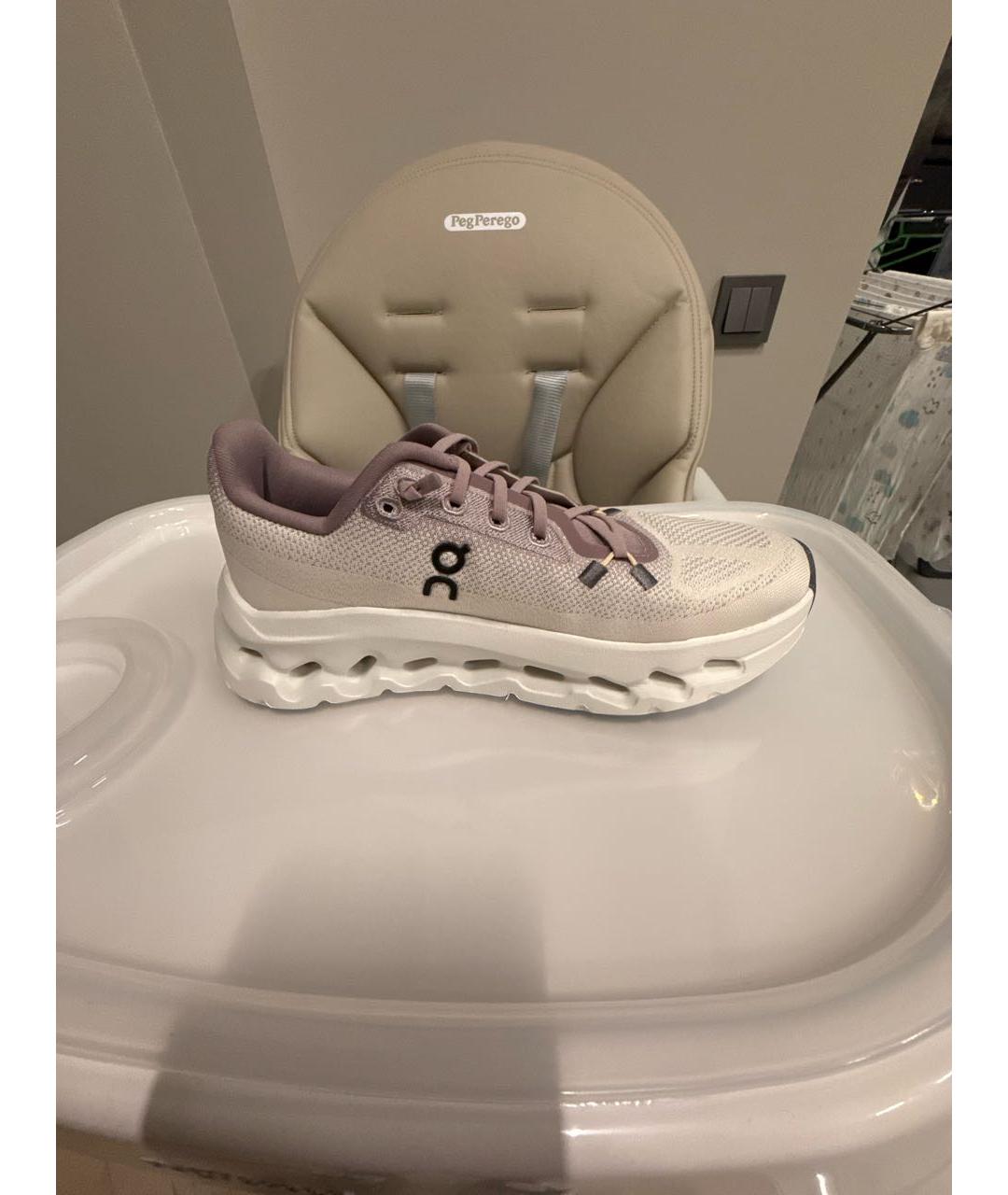 ON Розовые текстильные кроссовки, фото 6