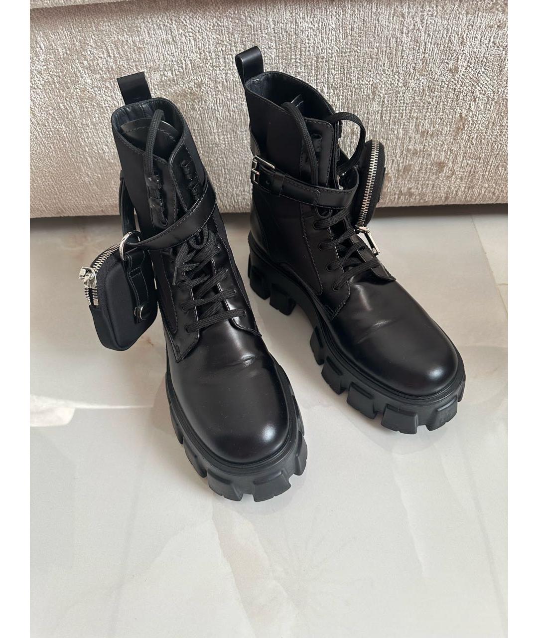 PRADA Черные ботинки, фото 2