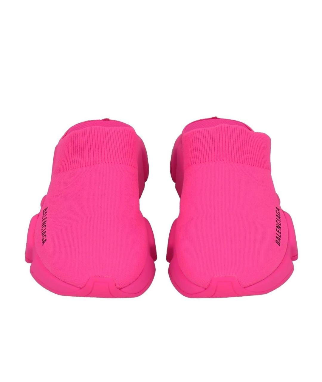 BALENCIAGA Фуксия текстильные мюли, фото 3