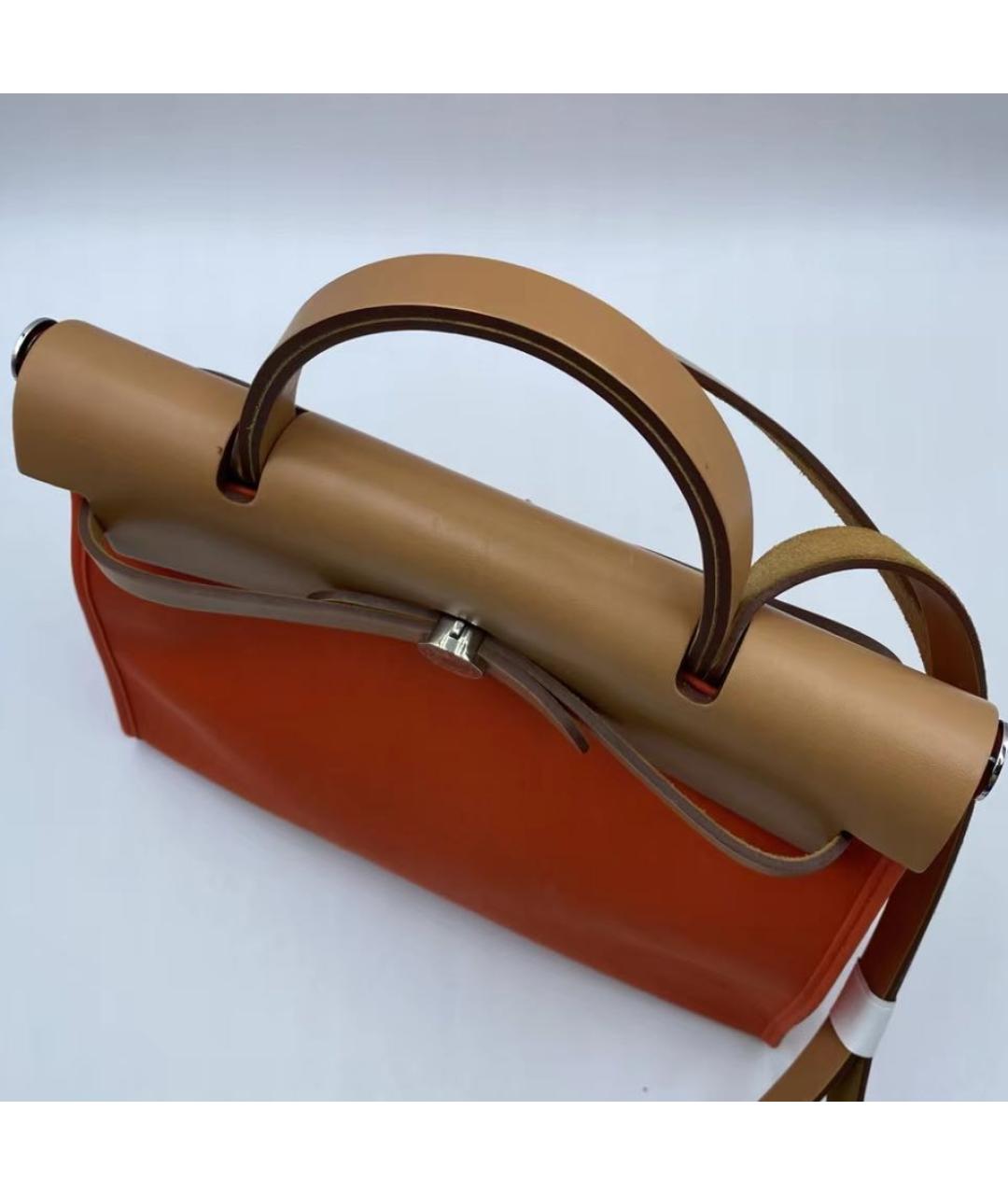 HERMES Тканевая сумка через плечо, фото 4