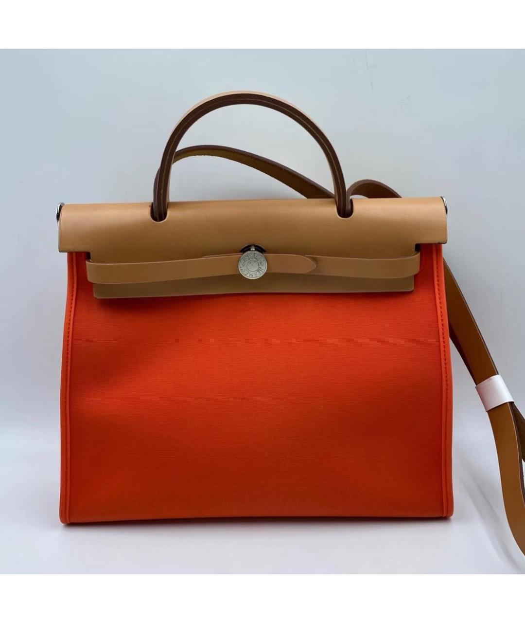 HERMES Тканевая сумка через плечо, фото 7