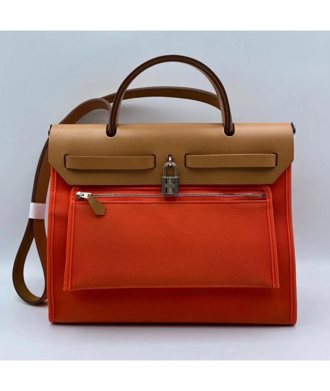 HERMES Тканевая сумка через плечо, фото 3