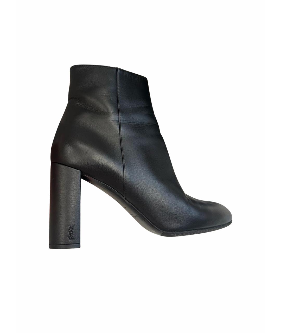 SAINT LAURENT Черные ботильоны, фото 1