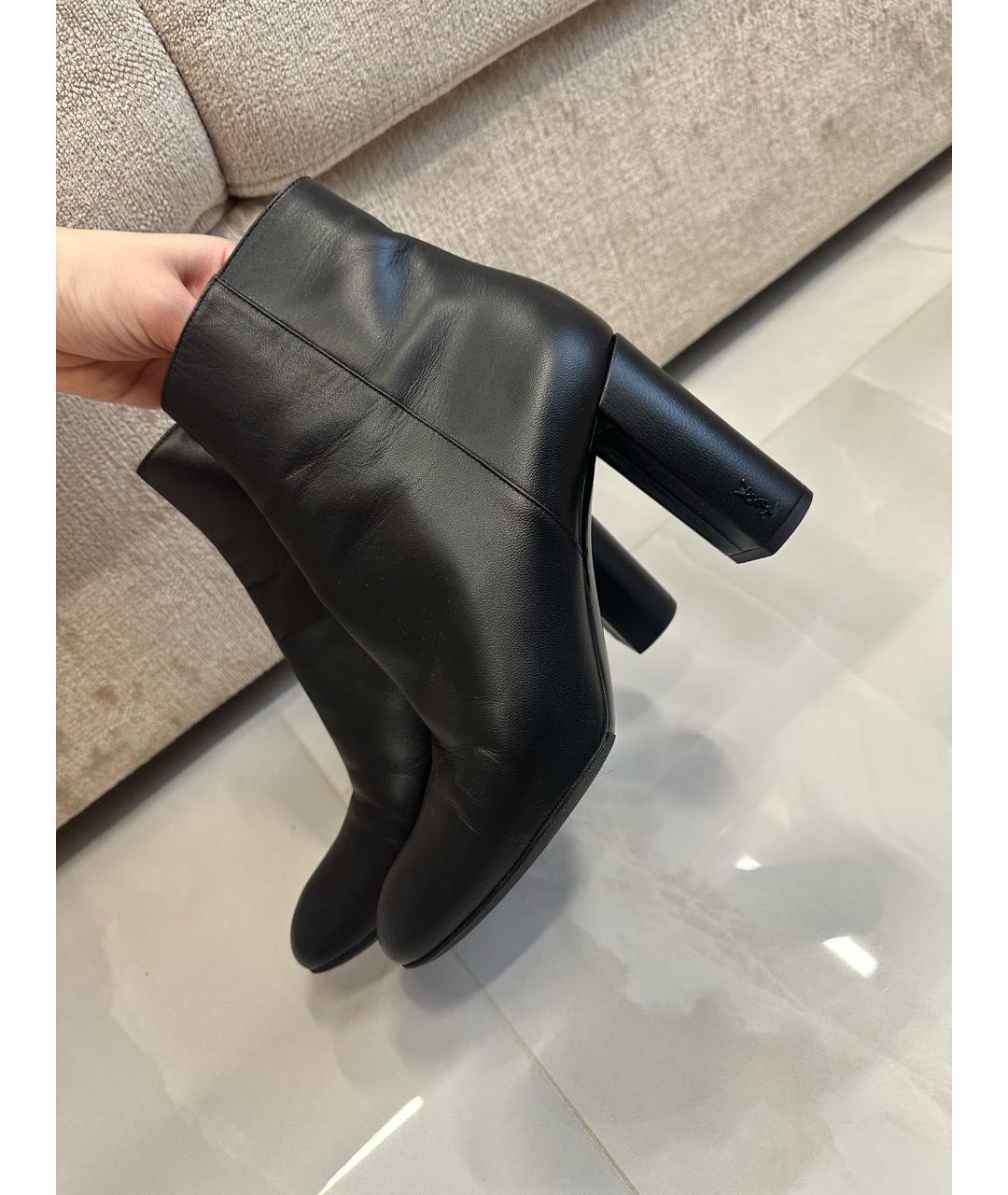 SAINT LAURENT Черные ботильоны, фото 3