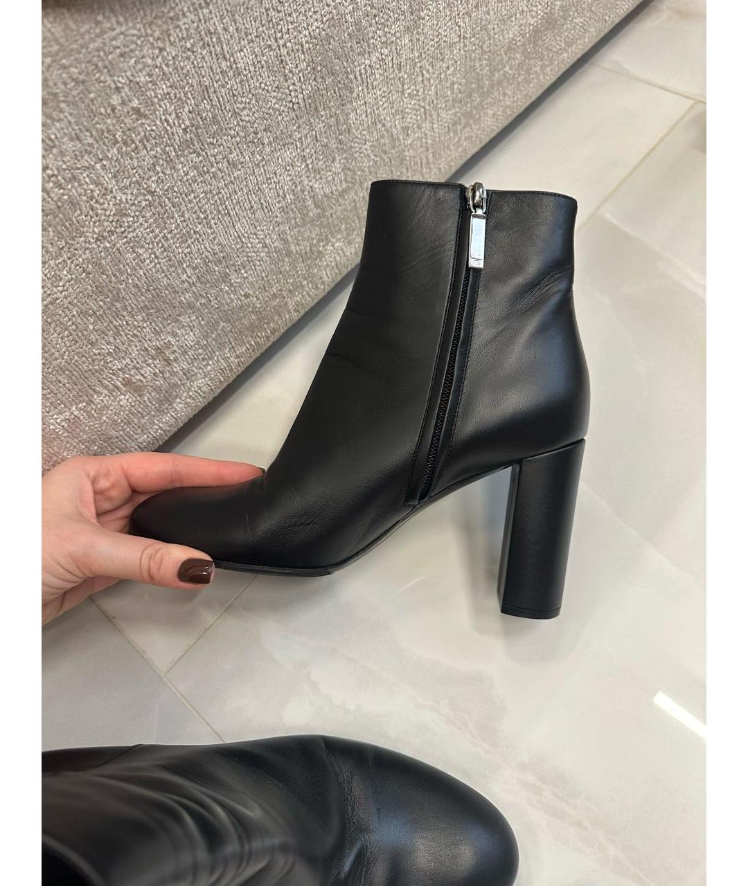 SAINT LAURENT Черные ботильоны, фото 7