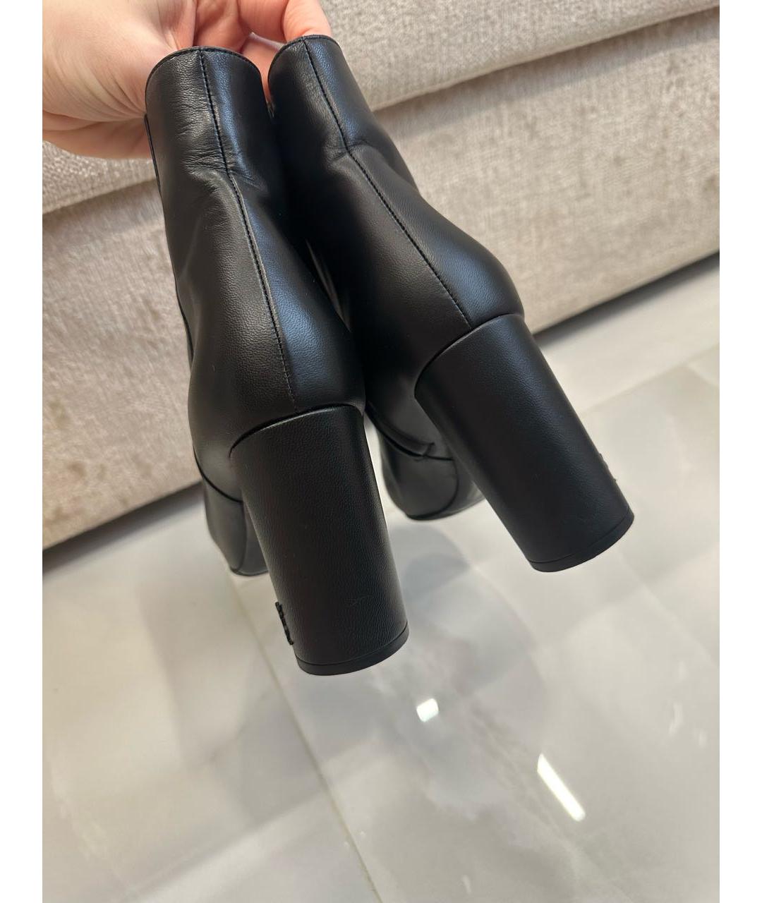 SAINT LAURENT Черные ботильоны, фото 4