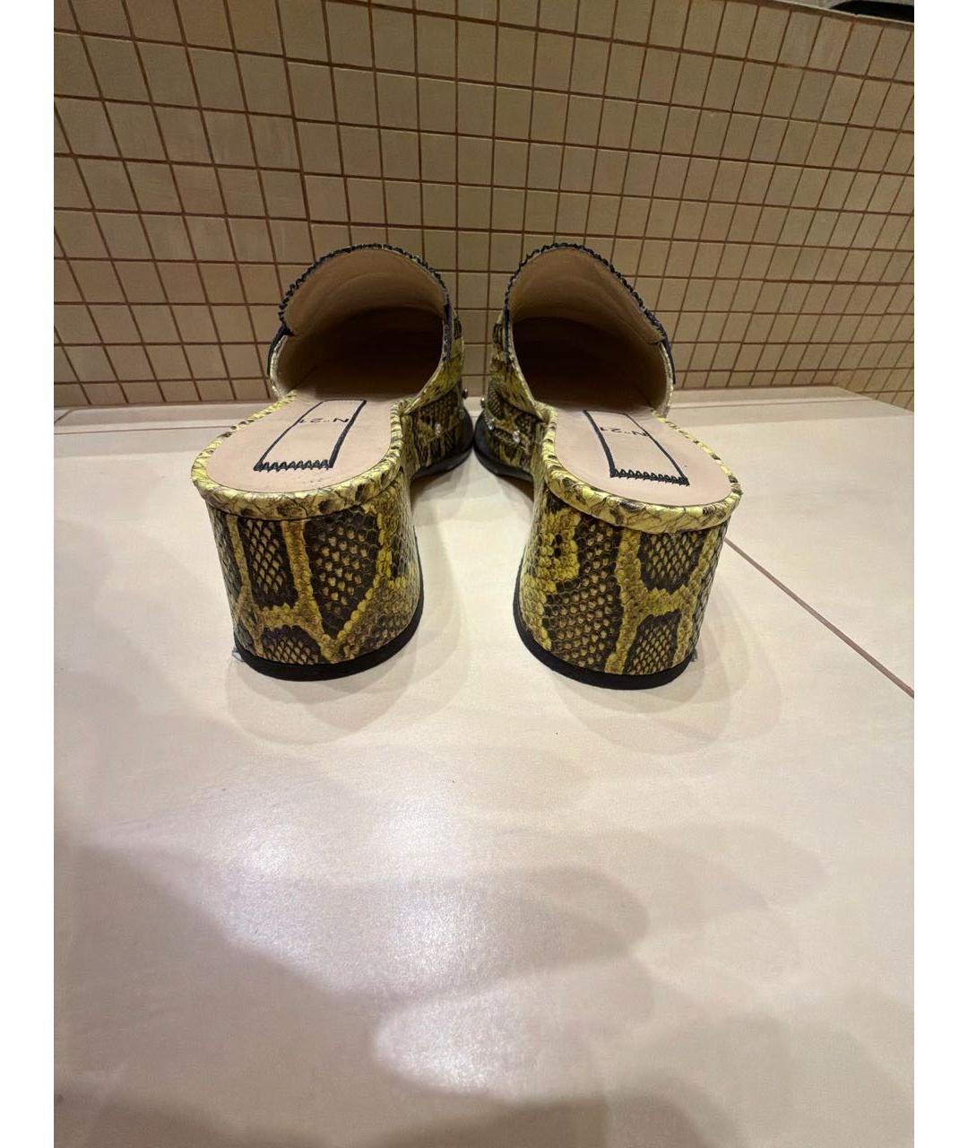 NO. 21 Кожаные сабо, фото 4