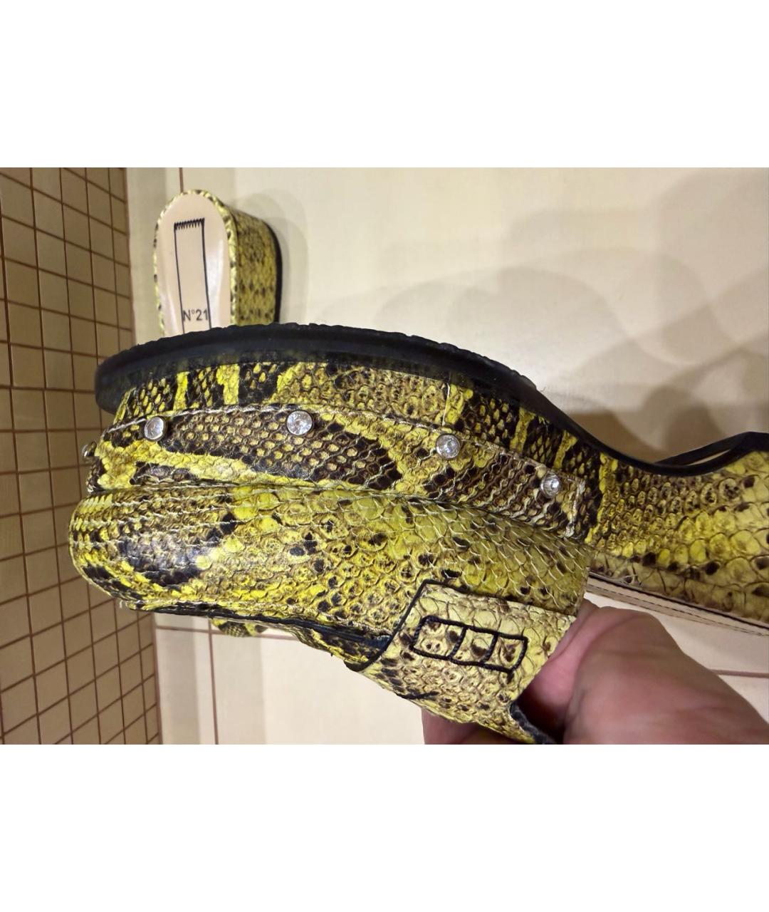 NO. 21 Кожаные сабо, фото 6