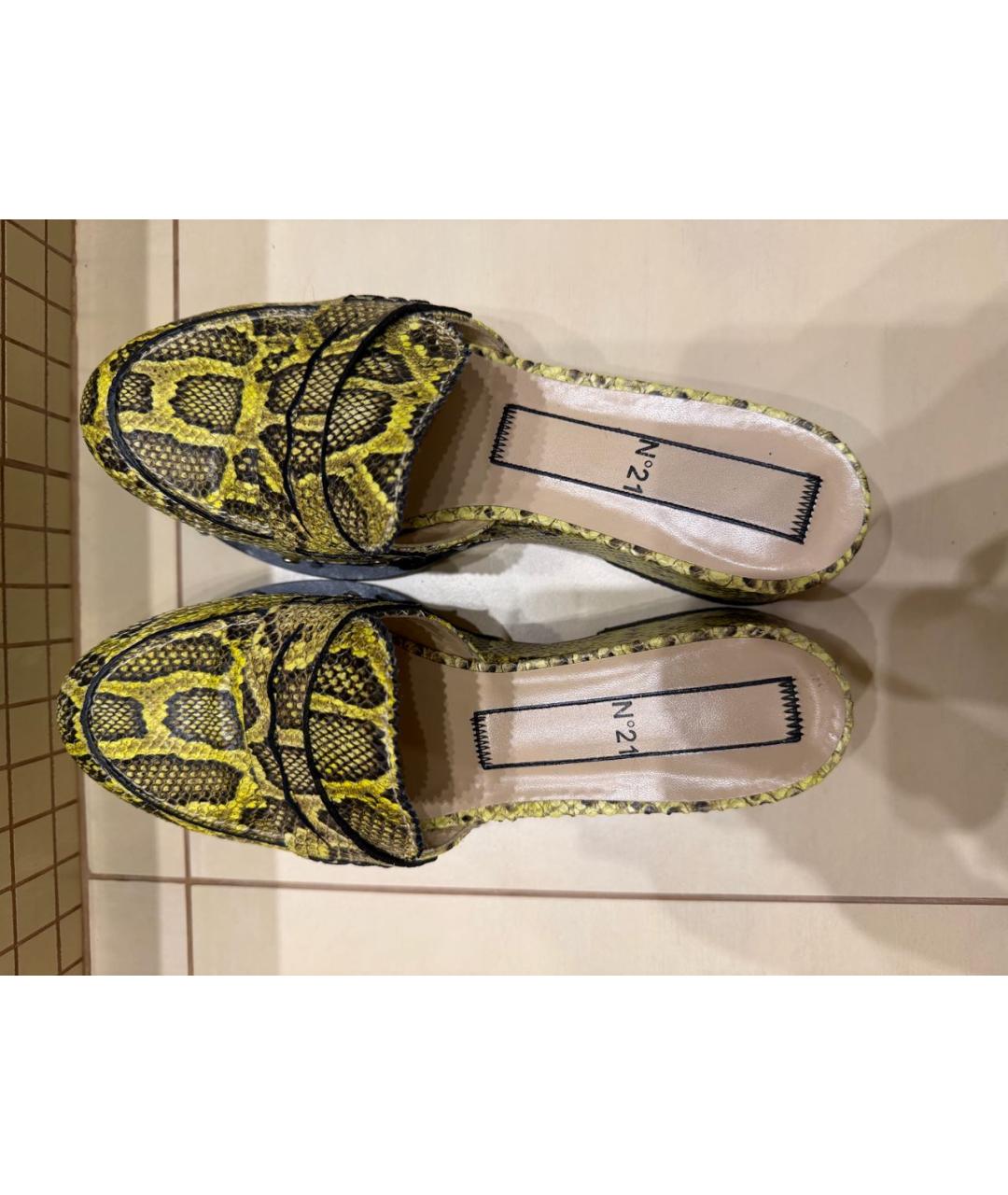 NO. 21 Кожаные сабо, фото 3