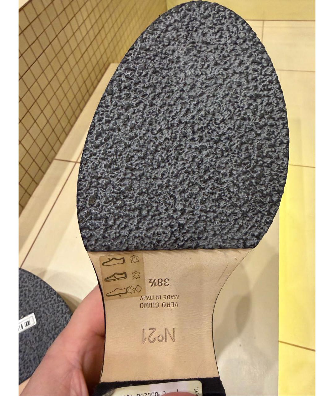 NO. 21 Кожаные сабо, фото 5