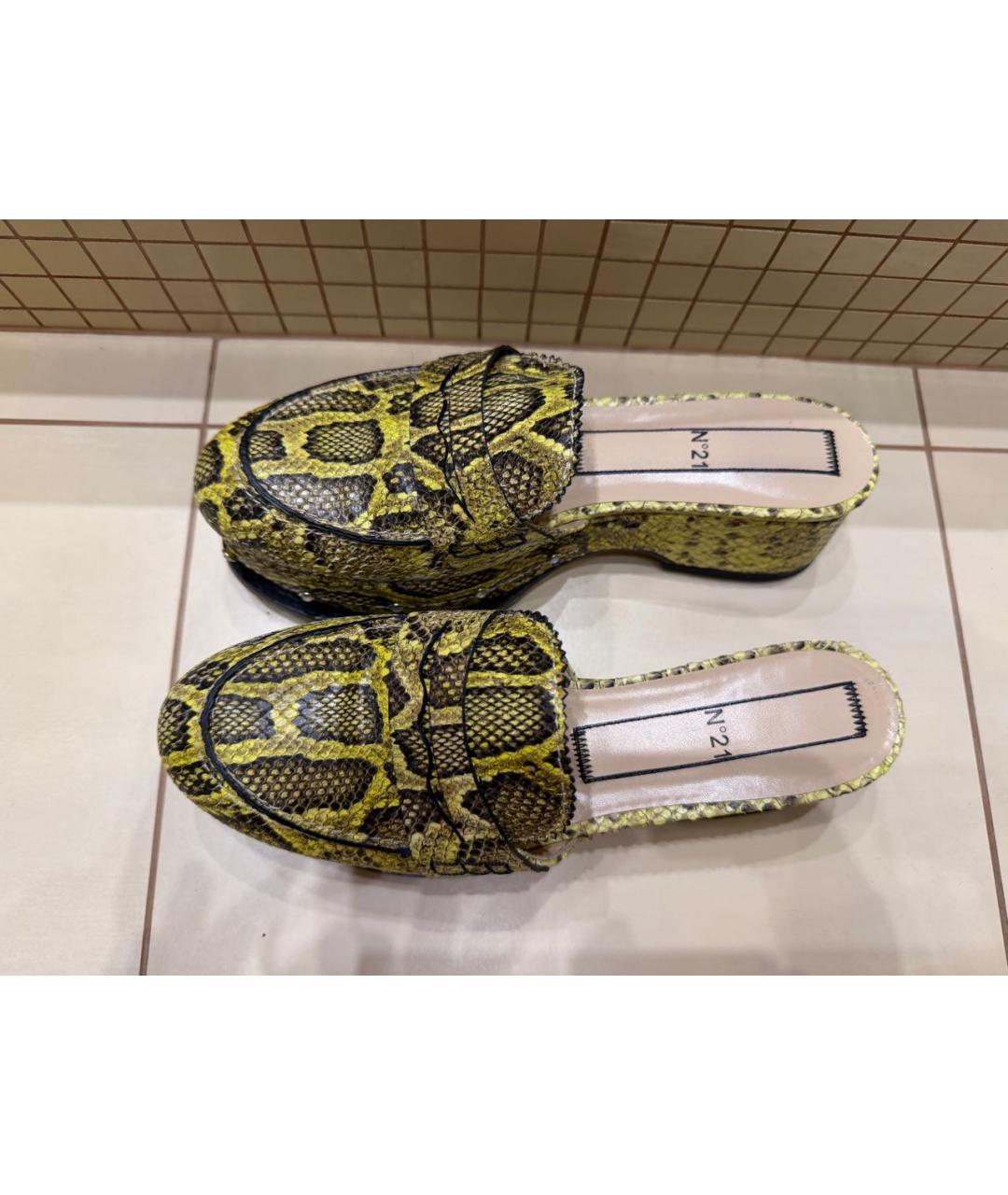 NO. 21 Кожаные сабо, фото 2