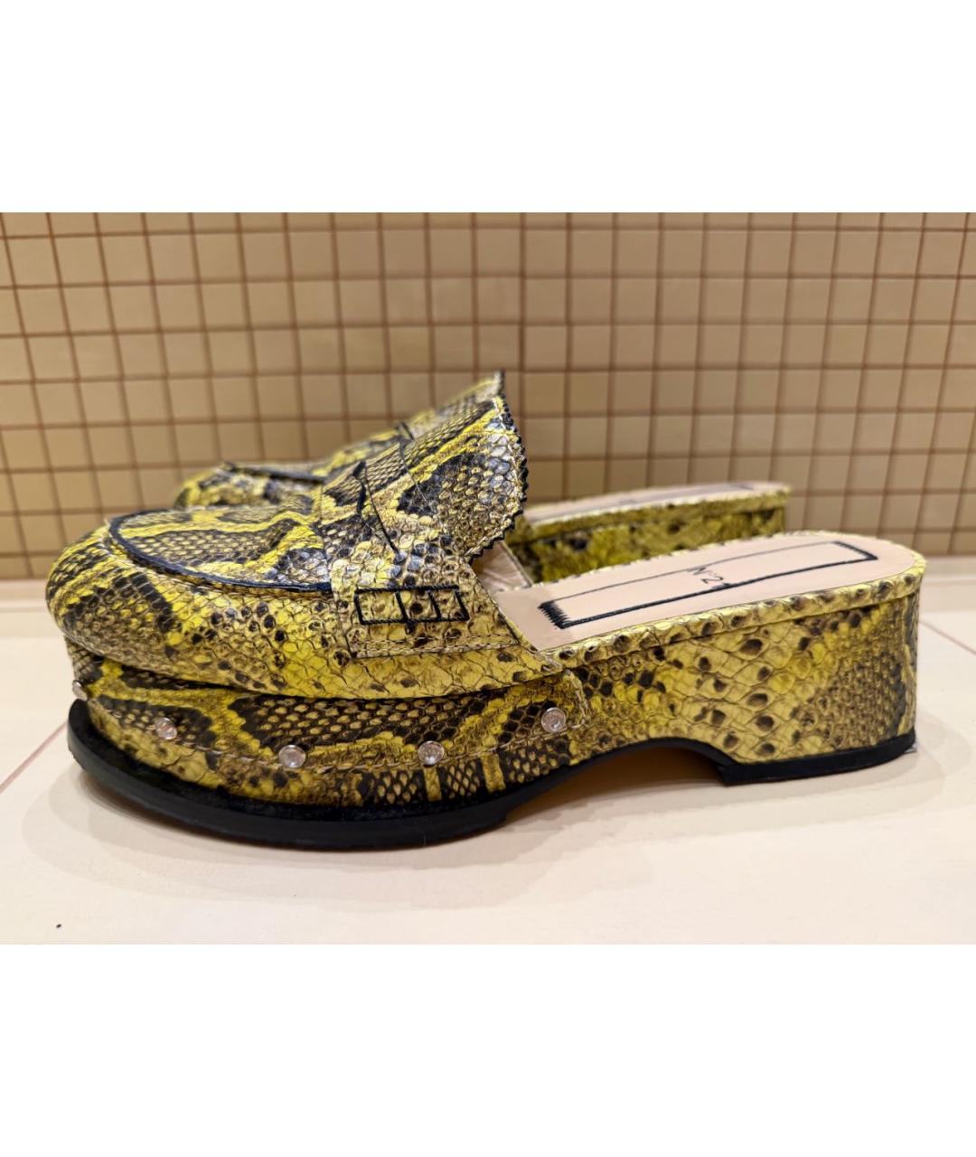 NO. 21 Кожаные сабо, фото 8