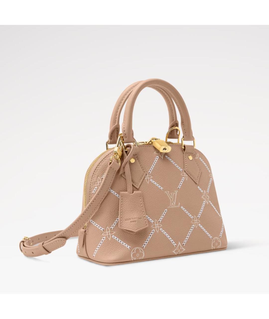 LOUIS VUITTON Кожаная сумка с короткими ручками, фото 2