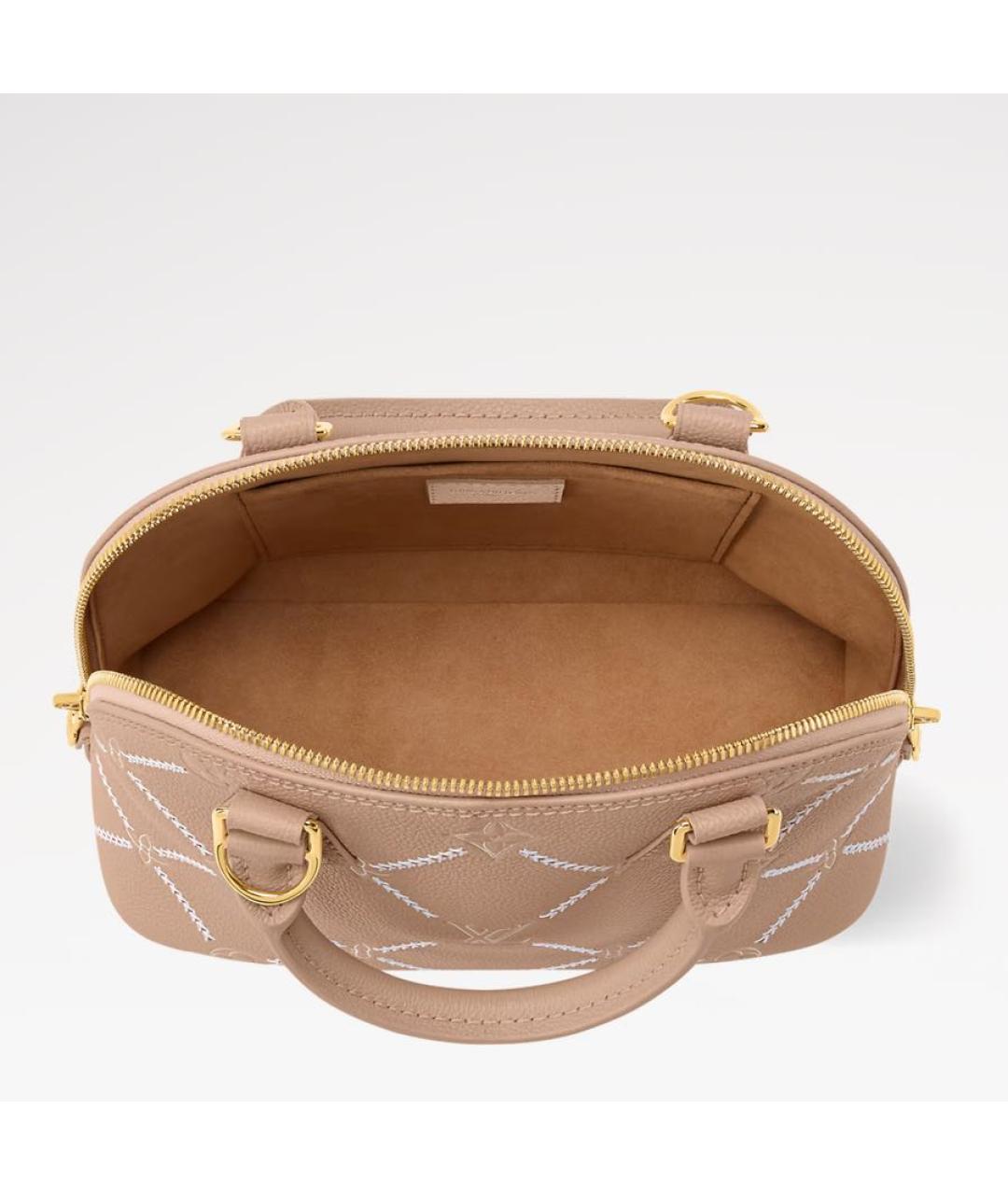 LOUIS VUITTON Кожаная сумка с короткими ручками, фото 3