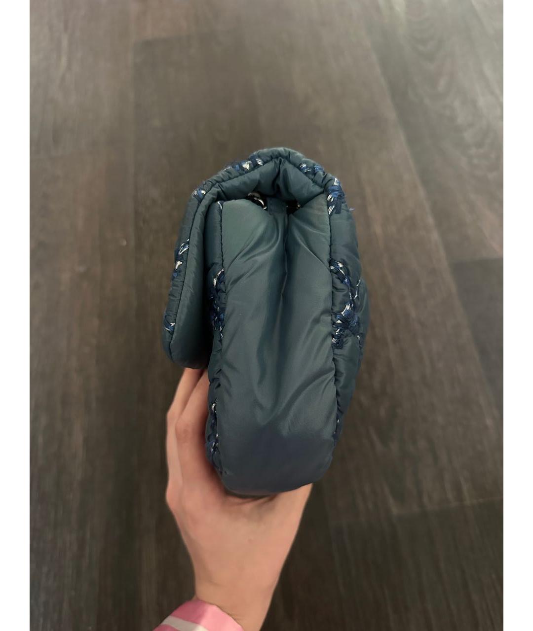 CHANEL Темно-синяя сумка через плечо, фото 4