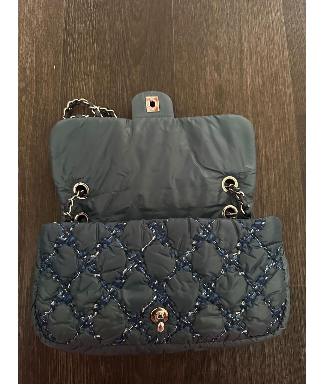 CHANEL Темно-синяя сумка через плечо, фото 7