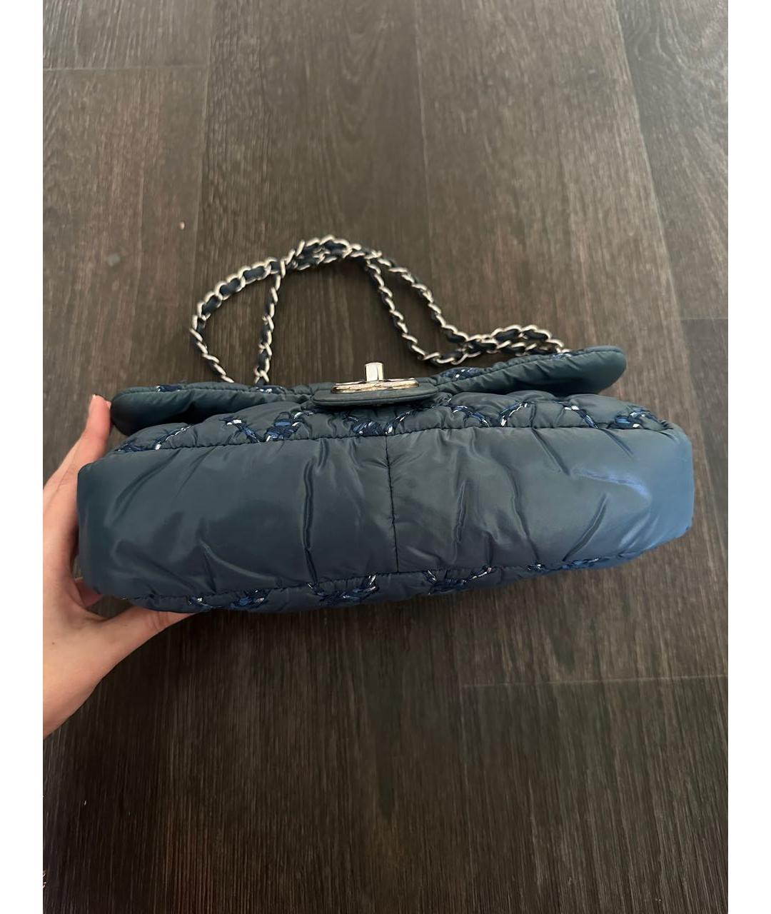 CHANEL Темно-синяя сумка через плечо, фото 2