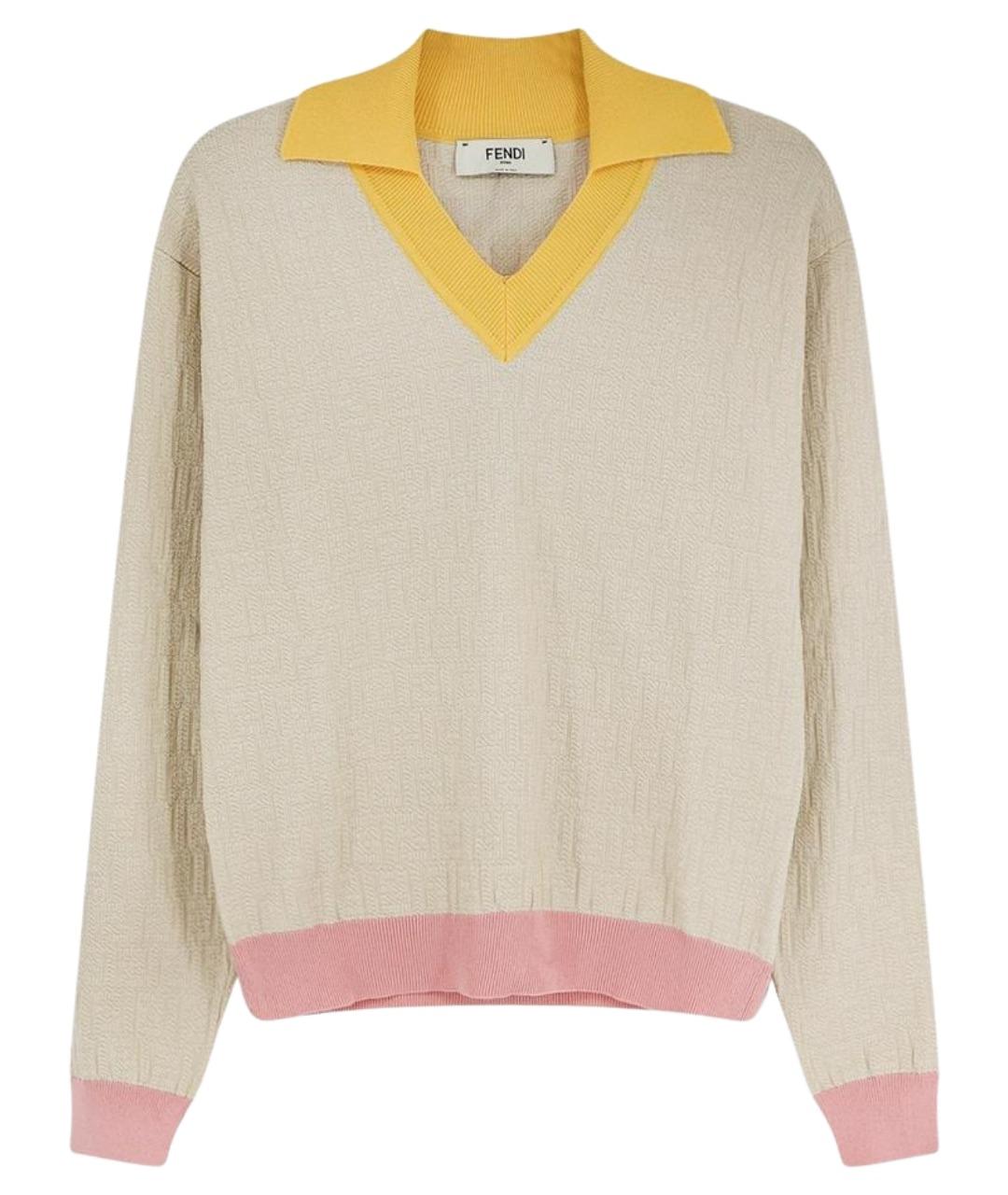 FENDI Мульти хлопковый джемпер / свитер, фото 1