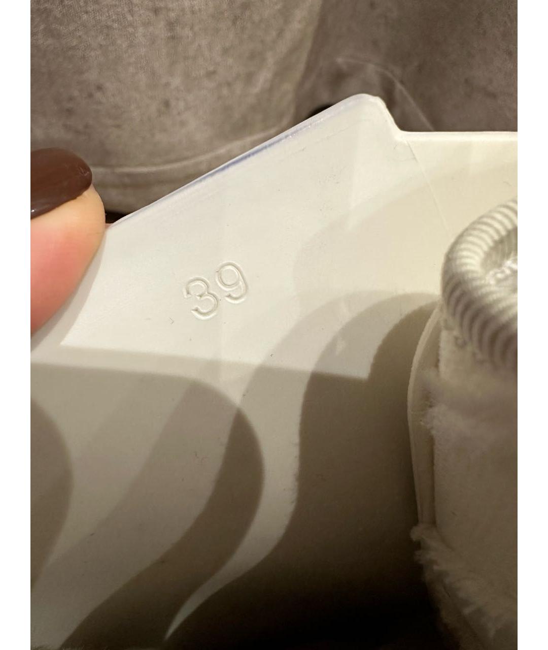 CHRISTIAN DIOR Бежевые резиновые сапоги, фото 8