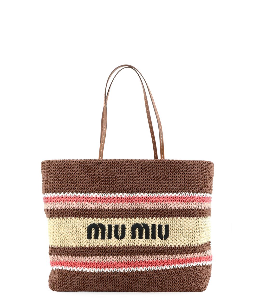 MIU MIU Мульти тканевая сумка тоут, фото 1