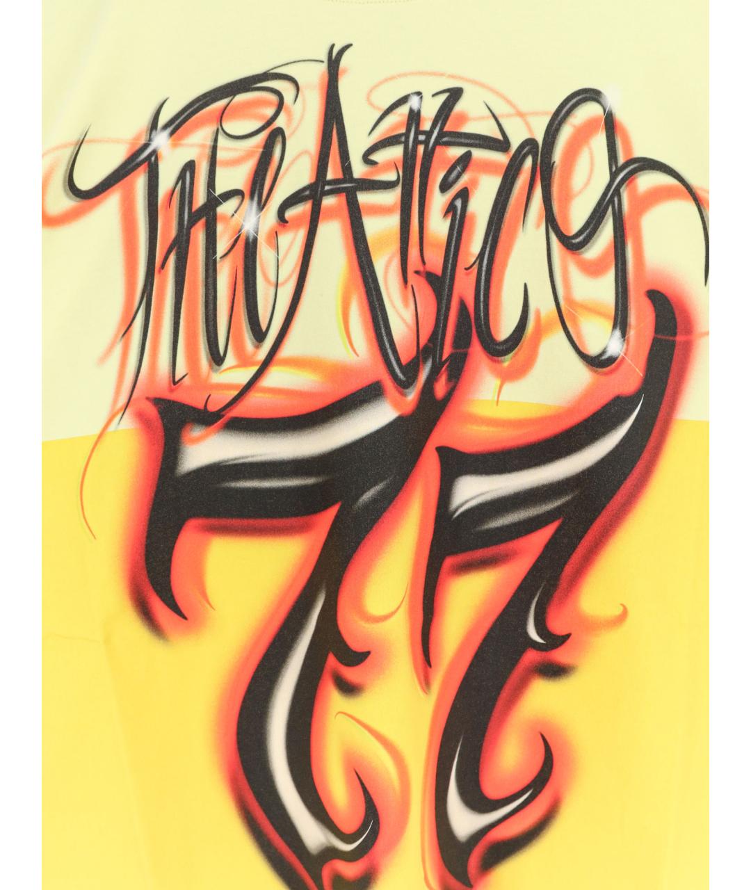 THE ATTICO Мульти хлопковая футболка, фото 3