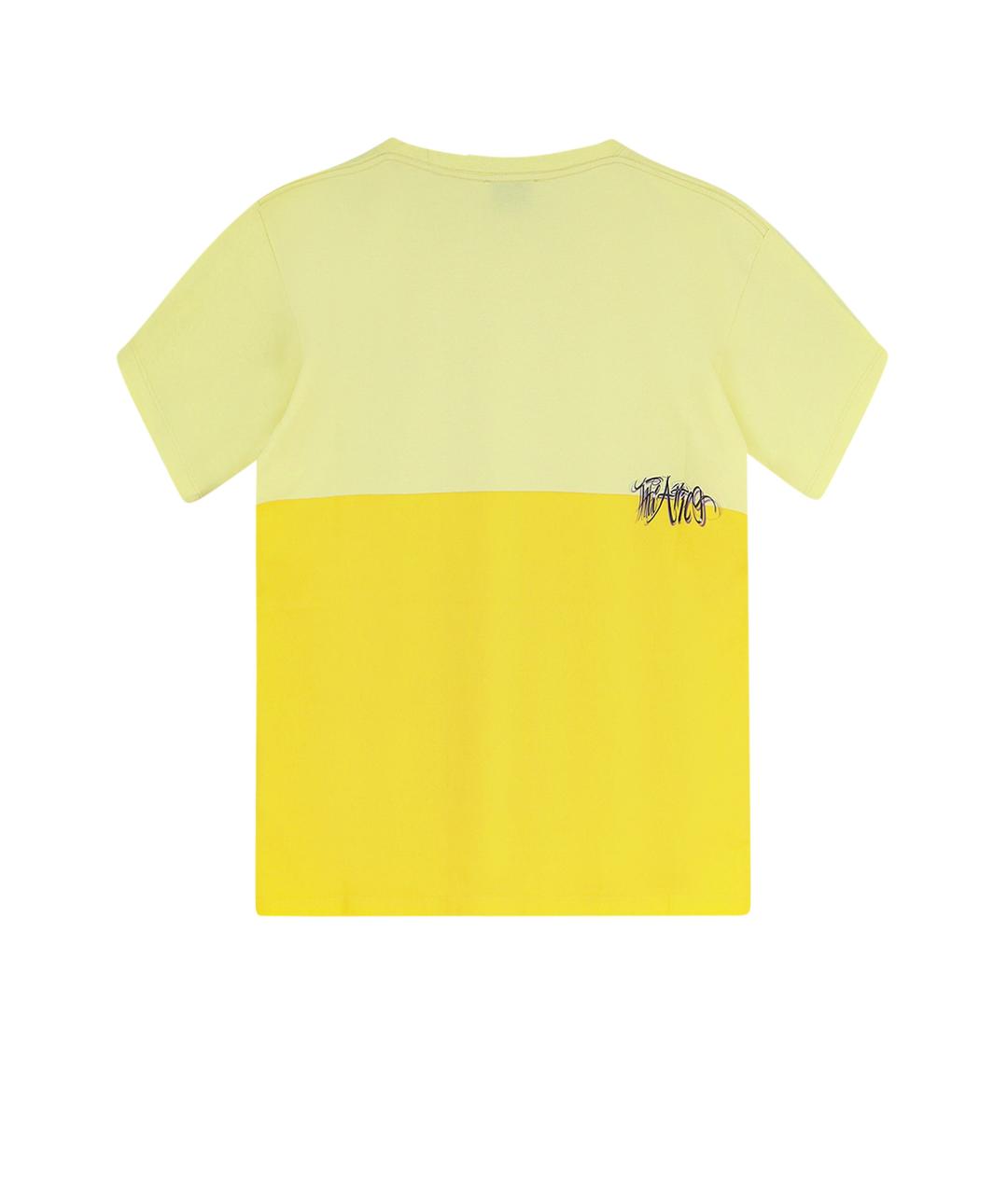 THE ATTICO Мульти хлопковая футболка, фото 2