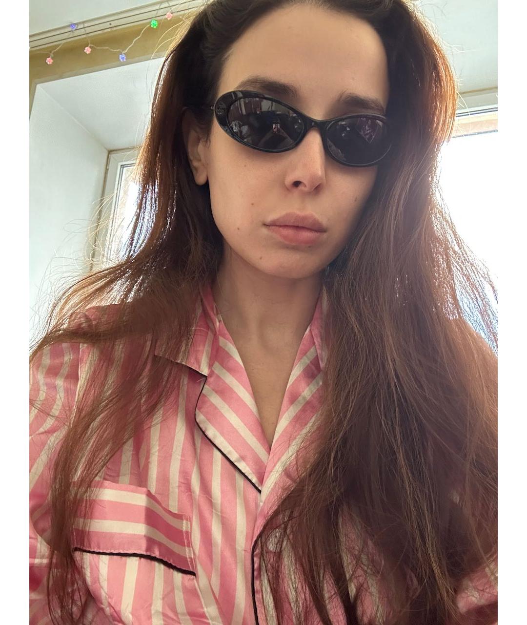 CHANEL Черные пластиковые солнцезащитные очки, фото 8