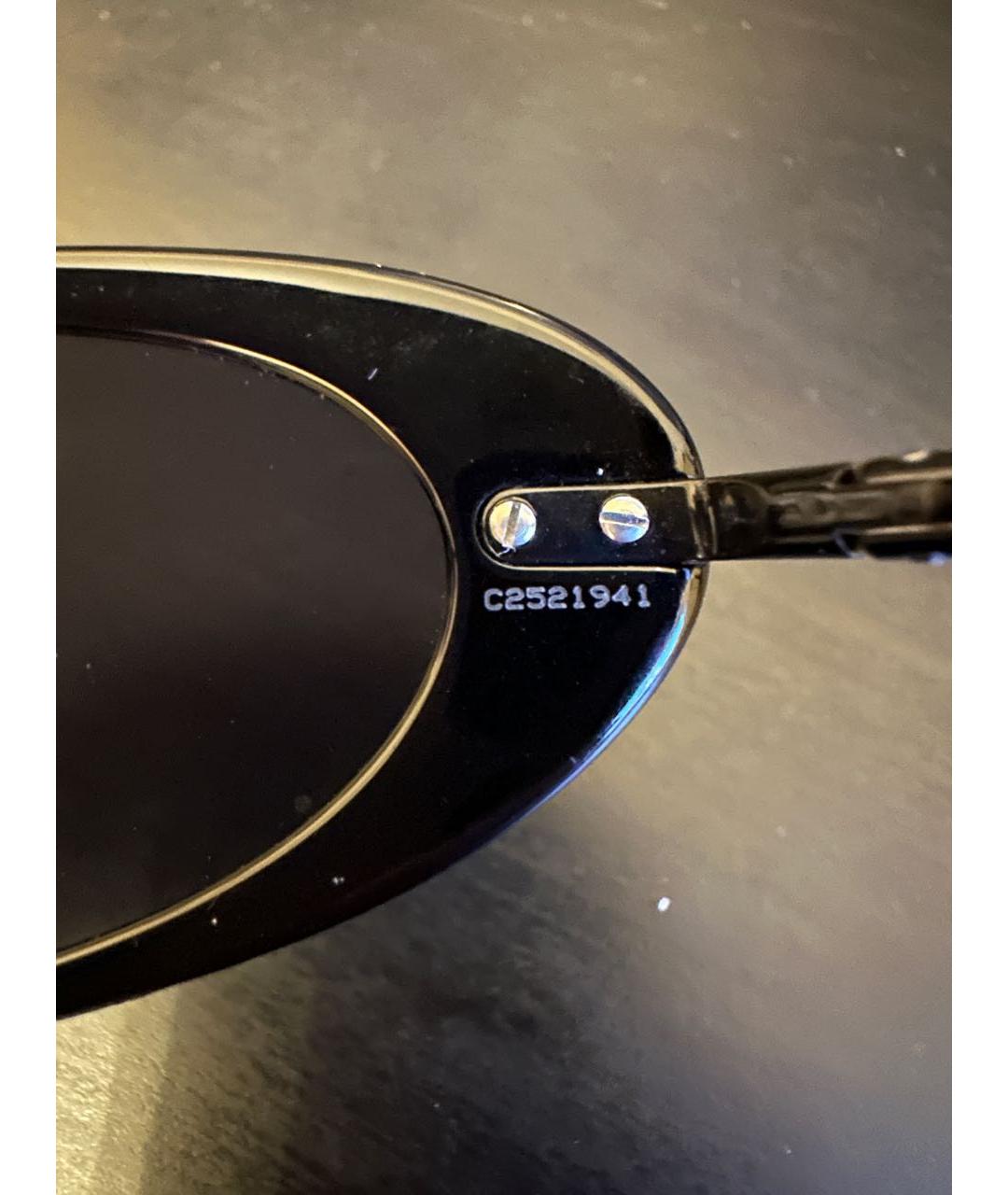 CHANEL Черные пластиковые солнцезащитные очки, фото 5