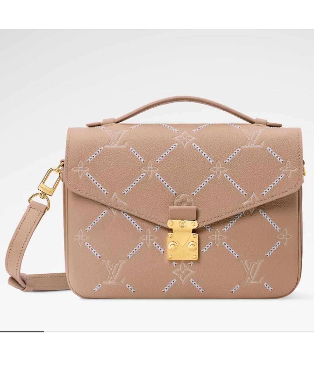 LOUIS VUITTON Кожаная сумка через плечо, фото 5